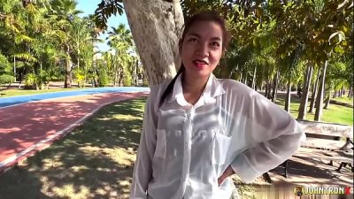 JohnTronX- picked up inoccent Asian Teen and end up creampie her in my room